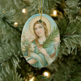 St. Agnes of Rome (MH 01) Keramik Ornament