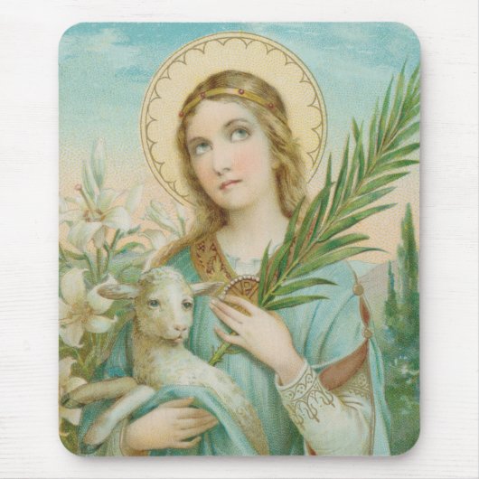 St. Agnes of Rome (MH 01) Mousepad (Vorne)