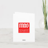 St. Agnes of Rome Notecard Karte (Rückseite)