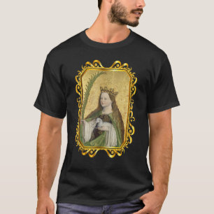 St. Agnes Rom Gebetskarte Vintag katholischer ain T-Shirt