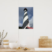 St. Agustine Leuchtturm von unten Poster (Küche)