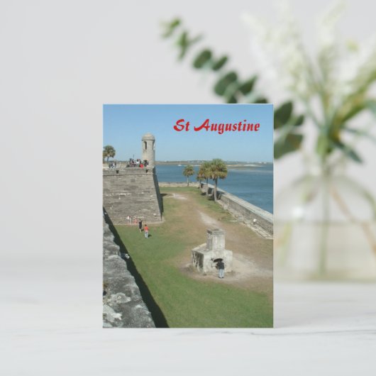 St Agustine Postkarte (Stehend Vorderseite)
