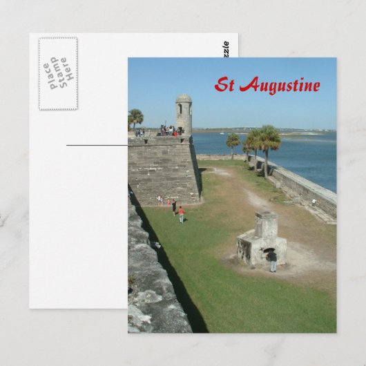 St Agustine Postkarte (Vorne/Hinten)
