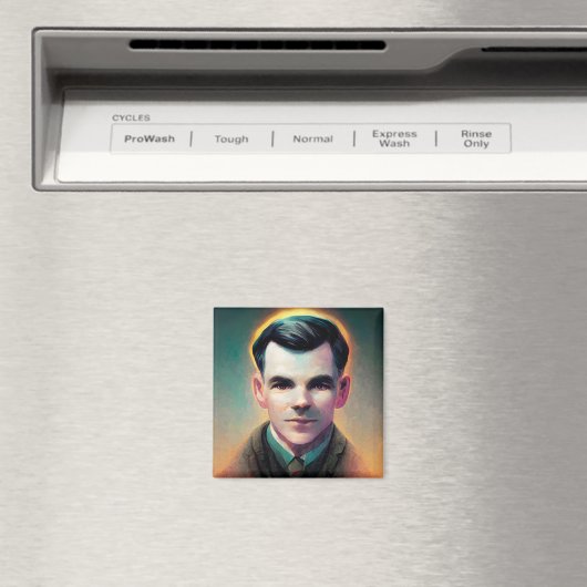 St. Alan Turing-Magnet Magnet (In Situ (Geschirrspüler))
