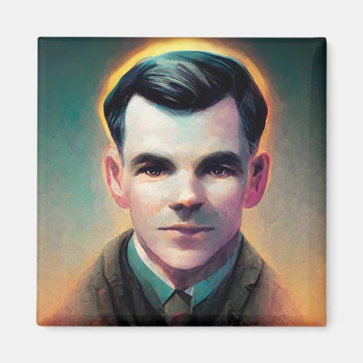 St. Alan Turing-Magnet Magnet (Vorne)
