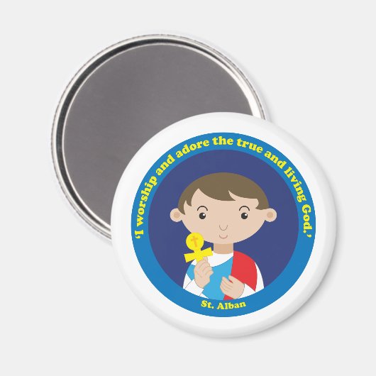 St. Alban Magnet (Vorderseite/Rückseite)