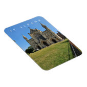 St Albans Cathedral Aussicht Kühlschrankmagnet Magnet (Rechte Seite)