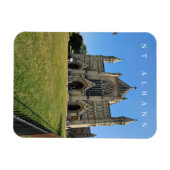 St Albans Cathedral Aussicht Kühlschrankmagnet Magnet (Horizontal)