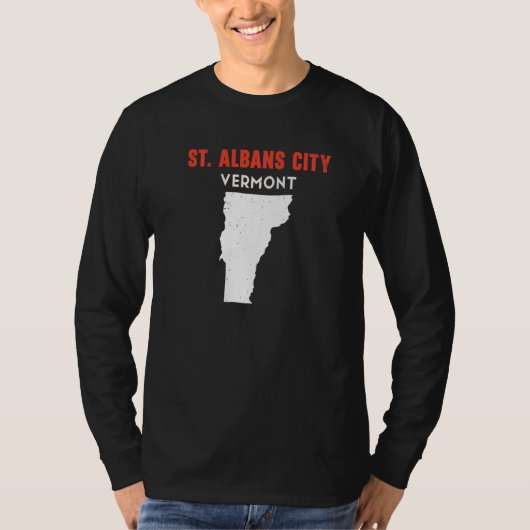 St Albans city Vermont USA State America Travel Ve T-Shirt (Vorderseite)