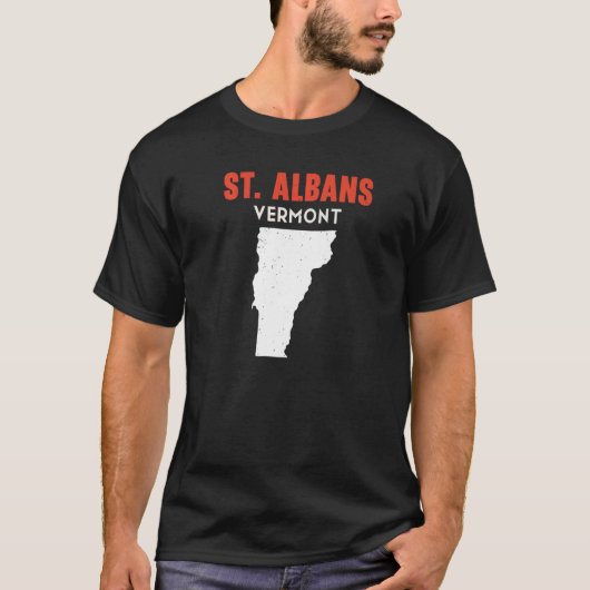 St Albans Vermont USA Staat America Travel Vermont T-Shirt (Vorderseite)