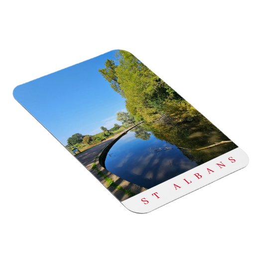 St Albans Verulamium Park View Kühlschrankmagnet Magnet (Rechte Seite)