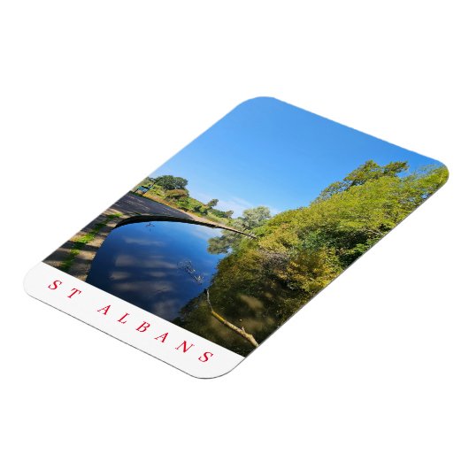 St Albans Verulamium Park View Kühlschrankmagnet Magnet (Linke Seite)
