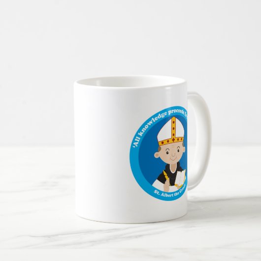 St. Albert das große Kaffeetasse (VorderseiteRechts)