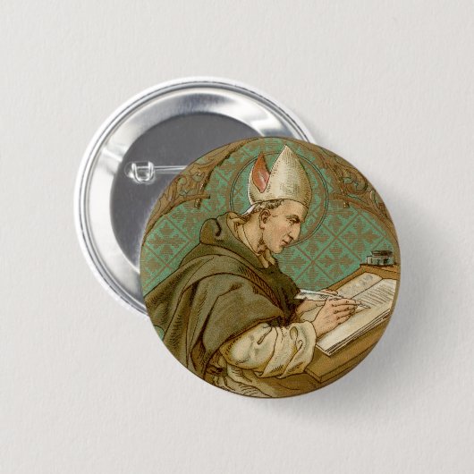 St. Albert der Große (BK 013) Rund Button (Vorne & Hinten)