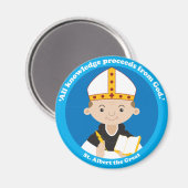 St. Albert der Große Magnet (Vorderseite/Rückseite)