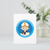 St. Albert der Große Postkarte (Stehend Vorderseite)