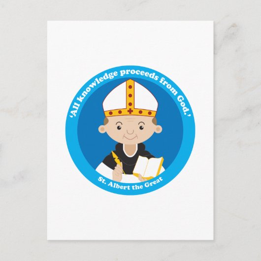 St. Albert der Große Postkarte (Vorderseite)