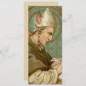 St. Albert the Great (BK 013) Blank Greeting Card (Vorne/Hinten)