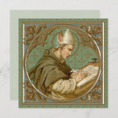St. Albert the Great (BK 013) Blank Greeting Card (Vorne/Hinten)