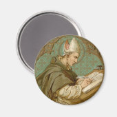 St. Albert the Great (BK 013) Circular Magnet (Vorderseite/Rückseite)