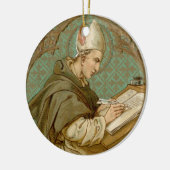 St. Albert the Great (BK 013) Keramik Ornament (Links)