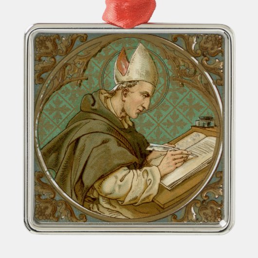 St. Albert the Great (BK 013) Ornament Aus Metall (Vorne)