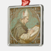 St. Albert the Great (BK 013) Ornament Aus Metall (Links)