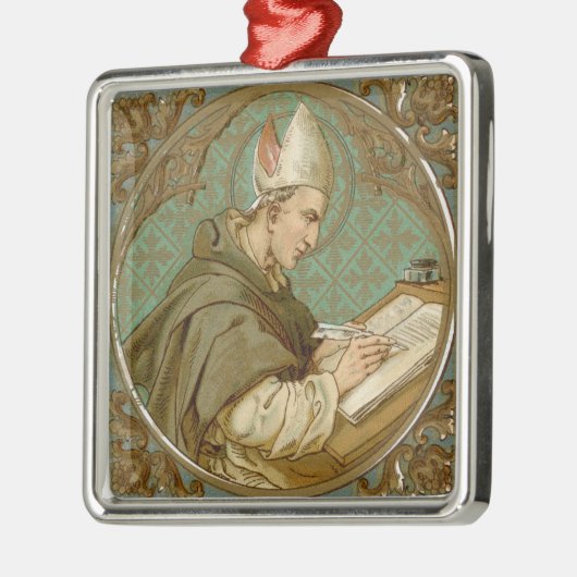 St. Albert the Great (BK 013) Ornament Aus Metall (Links)