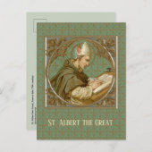 St. Albert the Great (BK 013) Postcard Postkarte (Vorne/Hinten)