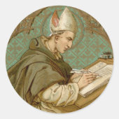 St. Albert the Great (BK 013) Runder Aufkleber (Vorderseite)