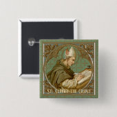 St. Albert the Great (BK 013) Square Button (Vorne & Hinten)