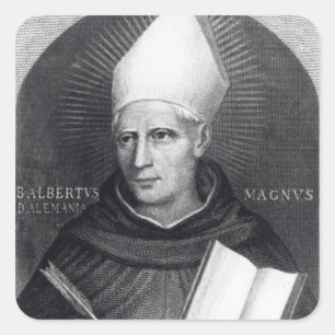 St. Albertus Magnus, 1851 Quadratischer Aufkleber