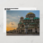 St. Alexander Nevsky Kathedrale Postkarte (Vorne/Hinten)