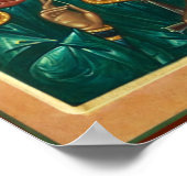 St. Alexander Nevsky Orthodox Christlich Icon Prin Poster (Ecke)