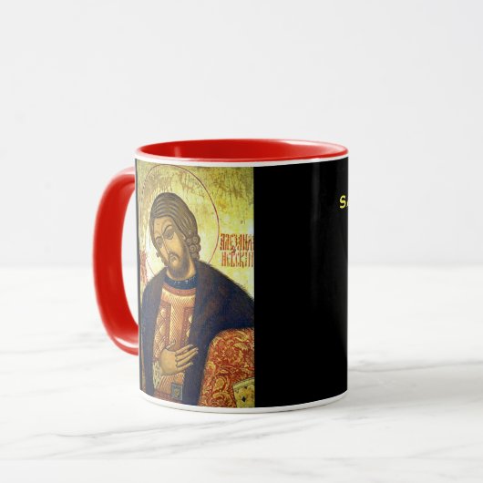 St. Alexander Nevsky* Portrait Tasse (Vorderseite Links)