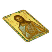St. Alexis der Mann Gottes - Icon Magnet (Rechte Seite)