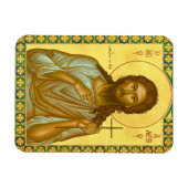 St. Alexis der Mann Gottes - Icon Magnet (Horizontal)