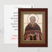 St. Alexis (Toth) Wilkes-Barre Gebetskarte Postkarte (Vorne/Hinten)