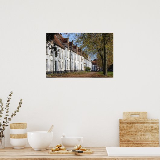 St. Alexiusbegijnhof, Dendermonde, Belgien. Poster (Küche)