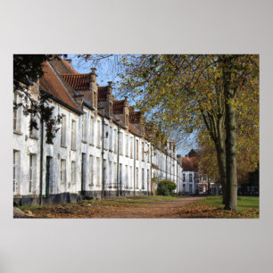 St. Alexiusbegijnhof, Dendermonde, Belgien. Poster