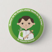 St. Aloysius Gonzaga Button (Vorderseite)