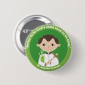 St. Aloysius Gonzaga Button (Vorne & Hinten)