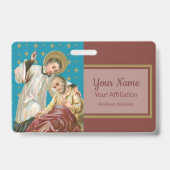 St. Aloysius Gonzaga & Plague Victim (Art. 2; M06) Ausweis (Back)