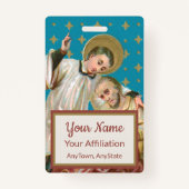 St. Aloysius Gonzaga & Plague Victim (Art. 2; M06) Ausweis (Rückseite)