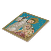 St. Aloysius Gonzaga & Plague Victim (M06; NoName) Fliese (Seite)