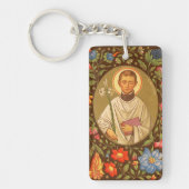St. Aloysius Gonzaga (PM 01) Anpassbar Schlüsselanhänger (Vorderseite)