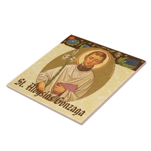 St. Aloysius Gonzaga (PM 01) Fliese (Seite)