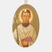 St. Aloysius Gonzaga (PM 01) Keramikornament (Links)