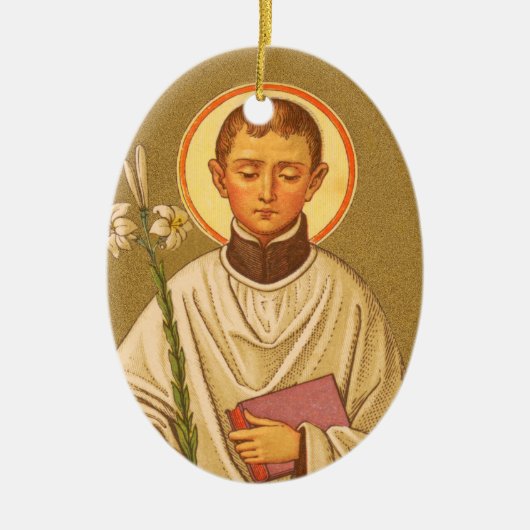 St. Aloysius Gonzaga (PM 01) Keramikornament (Vorne)