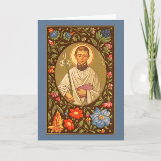 St. Aloysius Gonzaga (PM 01) Leere Grußkarte 1 Karte (Vorderseite)